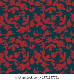 Floral vector seamless pattern design