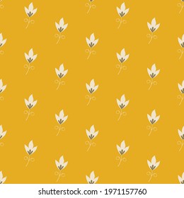 Floral vector seamless pattern design