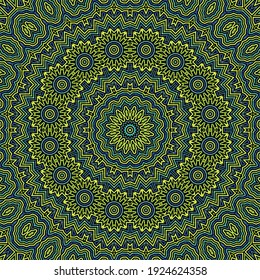 Floral vector seamless pattern. Modern endless symmetrical motif. Wallpaper swatch. Victorian elegant seamless background design. Artwork graphic pattern.