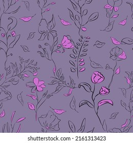 floral vector seamless pattern for print. high quality vector.for the interior of the kitchen,dining room,packaging,poster on the wall,knitwear,presentation,social network