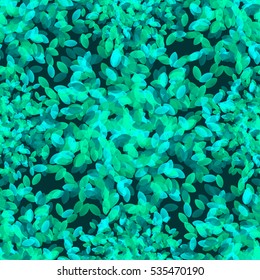 Floral vector seamless pattern.Texture with green geometrical leafs.