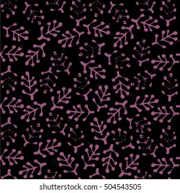 Floral vector seamless texture pattern. Seamless pattern can be used for wallpaper, pattern fills, web page background, surface textures.
