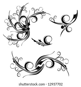 floral vector set