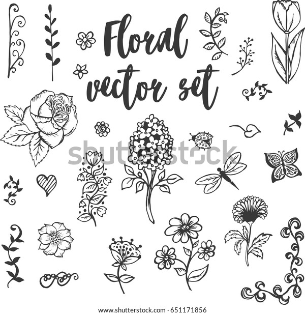 Floral vector set of vintage lines\
Floral vector set of vintage collection. Floral vintage vector\
invitation for wedding. Floral Vector Set\
Vintage