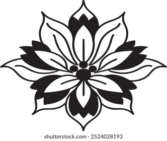 Floral vector silhouettes offer a unique fusion of nature’s organic beauty with a modern, abstract approach to design. These images often showcase a wide variety of plant species, from intricate bloss