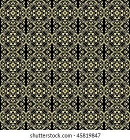 Floral vector wallpaper.