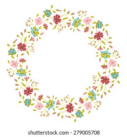 Floral Vector Wreath