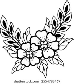Floral vectors are digital graphics of flowers, leaves, and plants. Scalable and customizable, they’re ideal for design projects like invitations, and textiles, offering a blend of elegance and nature