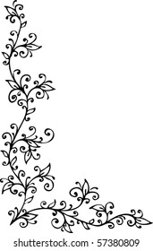 Floral vignette.