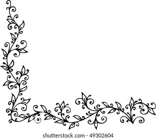 Frozen Pattern Vignette Eauforte 308 Stock Vector (Royalty Free ...