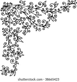 Floral vignette. Eau-forte 312.