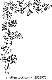 Floral vignette. Eau-forte 332.