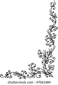 Floral vignette. Eau-forte 334.