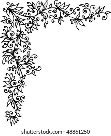 Floral vignette. Eau-forte 351.