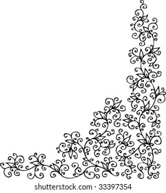 Floral vignette. Eau-forte illustration CCXXXII.
