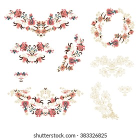 Floral vignettes 