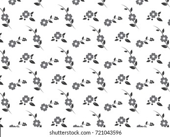 Floral vine background.  vector pattern. 