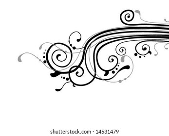 Floral Vines - Vector