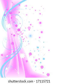 Vinos florales - Vector