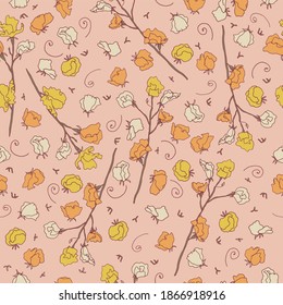 Floral Vines Vector Pattern Design