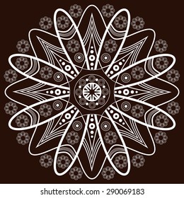 Floral  vintage background