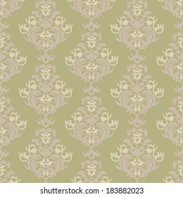 Floral vintage background, pattern. Vector illustration