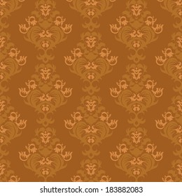 Floral vintage background, pattern. Vector illustration