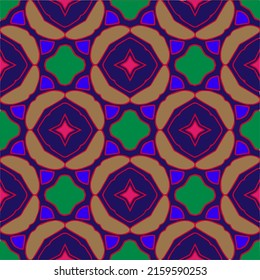 Fondo vintage floral con patrones repetidos.Perfecto para la moda, el diseño textil, la tela con motivos adorables, el papel de pared, el papel envolvente, los tejidos y la decoración del hogar.Patrón multicolor abstracto e incomparable.