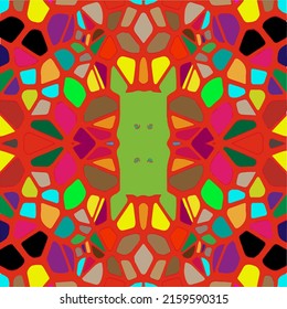 Floral vintage background with repeat patterns.Perfect for fashion, textile design, cute themed fabric, on wall paper, wrapping paper, fabrics and home decor.Seamless abstract multicolor pattern.