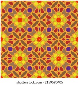 Floral vintage background with repeat patterns.Perfect for fashion, textile design, cute themed fabric, on wall paper, wrapping paper, fabrics and home decor.Seamless abstract multicolor pattern.