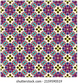 Floral vintage background with repeat patterns.Perfect for fashion, textile design, cute themed fabric, on wall paper, wrapping paper, fabrics and home decor.Seamless abstract multicolor pattern.