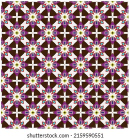 Floral vintage background with repeat patterns.Perfect for fashion, textile design, cute themed fabric, on wall paper, wrapping paper, fabrics and home decor.Seamless abstract multicolor pattern.