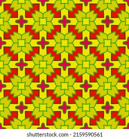 Floral vintage background with repeat patterns.Perfect for fashion, textile design, cute themed fabric, on wall paper, wrapping paper, fabrics and home decor.Seamless abstract multicolor pattern.