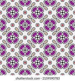 Floral vintage background with repeat patterns.Perfect for fashion, textile design, cute themed fabric, on wall paper, wrapping paper, fabrics and home decor.Seamless abstract multicolor pattern.