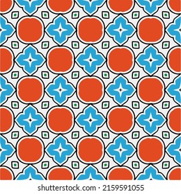 Floral vintage background with repeat patterns.Perfect for fashion, textile design, cute themed fabric, on wall paper, wrapping paper, fabrics and home decor.Seamless abstract multicolor pattern.