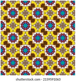 Fondo vintage floral con patrones repetidos.Perfecto para la moda, el diseño textil, la tela con motivos adorables, el papel de pared, el papel envolvente, los tejidos y la decoración del hogar.Patrón multicolor abstracto e incomparable.