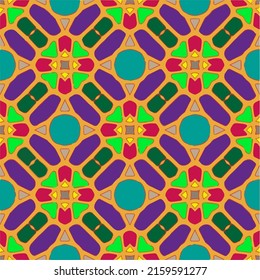 Floral vintage background with repeat patterns.Perfect for fashion, textile design, cute themed fabric, on wall paper, wrapping paper, fabrics and home decor.Seamless abstract multicolor pattern.