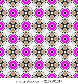 Floral vintage background with repeat patterns.Perfect for fashion, textile design, cute themed fabric, on wall paper, wrapping paper, fabrics and home decor.Seamless abstract multicolor pattern.