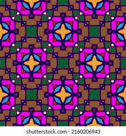 Floral vintage background with repeat patterns.Perfect for fashion, textile design, cute themed fabric, on wall paper, wrapping paper, fabrics and home decor.Seamless abstract multicolor pattern.