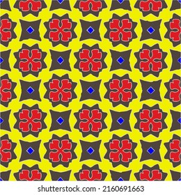 Vintage-Hintergrund mit Wiederholungsmustern.Perfekt für Mode, Stoffdesign, süße Stoffe, auf Tapete, Wickelpapier, Stoffe und Wohnungsdekor.Nahtlose abstrakte mehrfarbige Muster.