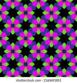 Floral vintage background with repeat patterns.Perfect for fashion, textile design, cute themed fabric, on wall paper, wrapping paper, fabrics and home decor.Seamless abstract multicolor pattern.