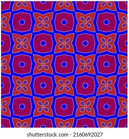 Vintage-Hintergrund mit Wiederholungsmustern.Perfekt für Mode, Stoffdesign, süße Stoffe, auf Tapete, Wickelpapier, Stoffe und Wohnungsdekor.Nahtlose abstrakte mehrfarbige Muster.