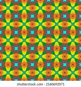 Floral vintage background with repeat patterns.Perfect for fashion, textile design, cute themed fabric, on wall paper, wrapping paper, fabrics and home decor.Seamless abstract multicolor pattern.