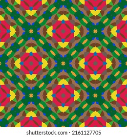 Floral vintage background with repeat patterns.Perfect for fashion, textile design, cute themed fabric, on wall paper, wrapping paper, fabrics and home decor.Seamless abstract multicolor pattern.