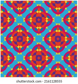 Floral vintage background with repeat patterns.Perfect for fashion, textile design, cute themed fabric, on wall paper, wrapping paper, fabrics and home decor.Seamless abstract multicolor pattern.