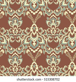 floral vintage background. seamless vector wallpaper