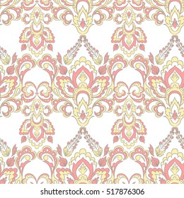 floral vintage background. seamless vector wallpaper