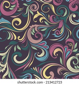 Floral Vintage Color Pattern