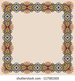 floral vintage frame