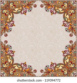 floral vintage frame